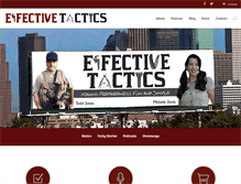 Tablet Screenshot of effectivetactics.com